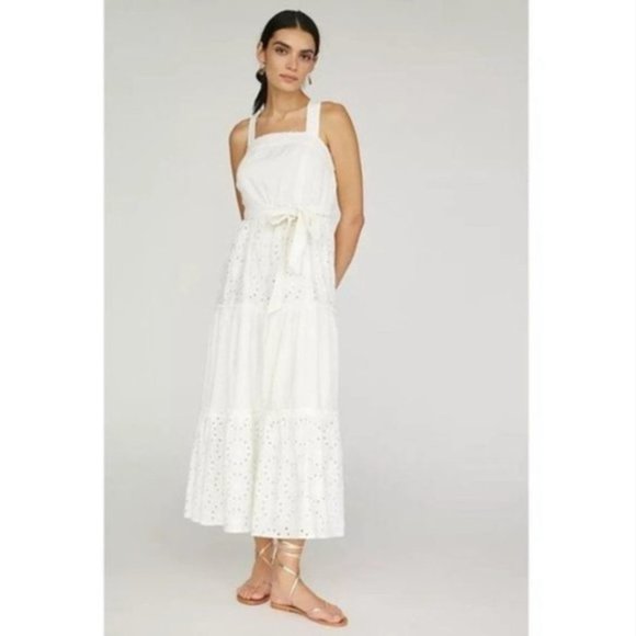 Anthropologie White Eyelet Sundress - Picture 2 of 6